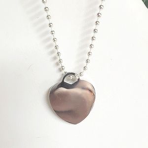 STAINLESS STEEL BALL CHAIN HEART BRACELET ❤️